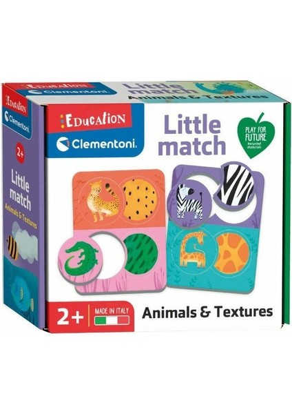 16719TR Little Match - Hayvanlar ve Dokular +2 Yaş