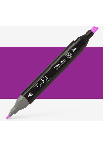 Touch Twin Marker Pen : Çift Uçlu Marker Kalemi : Purple : P85