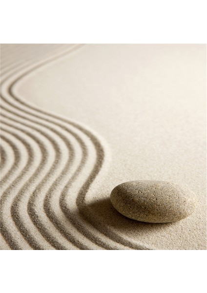 Spa Taşları ve Kiraz Çiçeği Doğal Taş Bardak Altlığı 4'lü Set - Natural Stone Coasters modelleri