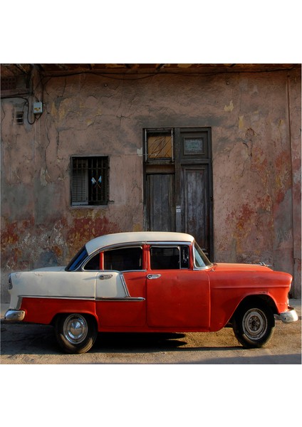 Klasik Kırmızı Arabalar Doğal Taş Bardak Altlığı 4'lü Set - Natural Stone Coasters modelleri