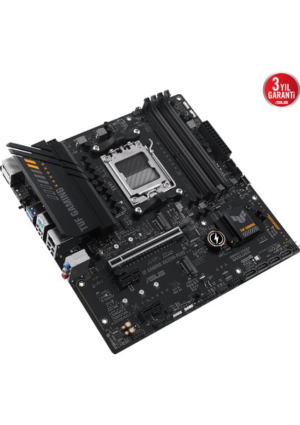 Tuf Gamıng A620M-Plus Amd A620 Am5 Ddr5 6400 2Xdp Hdmı Çift M2 Usb3.2 Aura Rgb 2.5Gbit Lan Matx (Tuf Gamıng A620M-Plus) Anakart