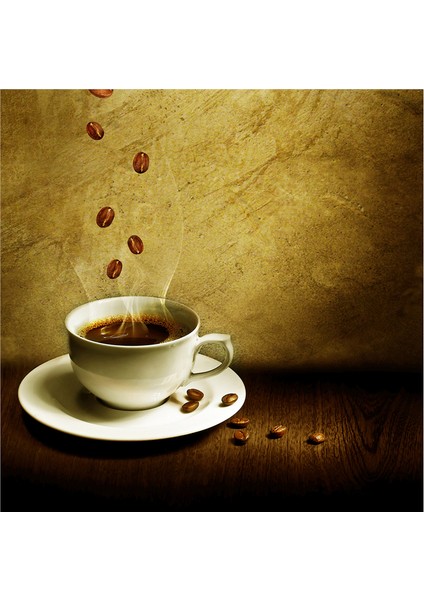 Bardakta Sıcak Kahveler Doğal Taş Bardak Altlığı 4'lü Set - Natural Stone Coasters modelleri