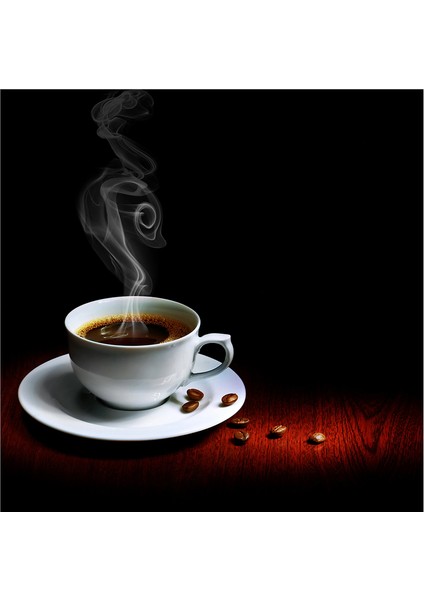 Bardakta Sıcak Kahveler Doğal Taş Bardak Altlığı 4'lü Set - Natural Stone Coasters fırsatları