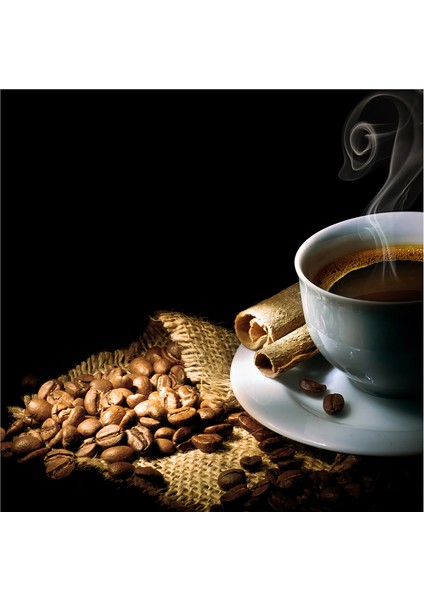 Bardakta Sıcak Kahveler Doğal Taş Bardak Altlığı 4'lü Set - Natural Stone Coasters indirimleri