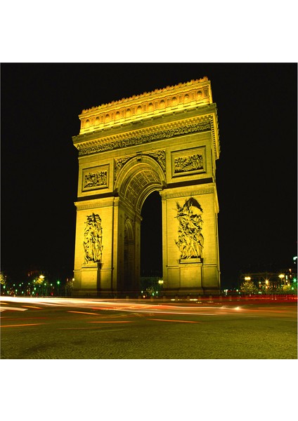 Eyfel Kulesi Santorini Venedik ve Zafer Takı Doğal Taş Bardak Altlığı 4'lü Set - Natural Stone Coasters modelleri