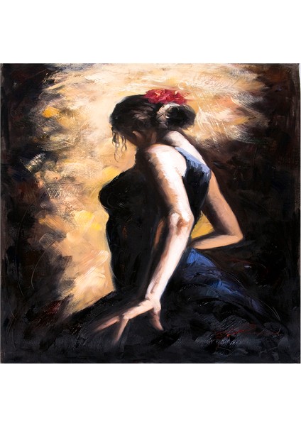 Ispanyol Dansçı Kadınlar Doğal Taş Bardak Altlığı 4'lü Set - Natural Stone Coasters modelleri