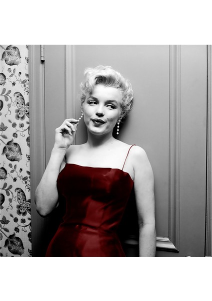 Marilyn Monroe Fotoğrafları Doğal Taş Bardak Altlığı 4'lü Set - Natural Stone Coasters indirimleri