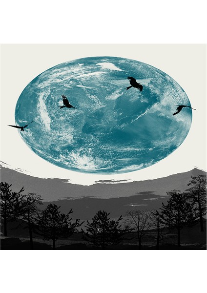 Soyut Tasarım ve Manzara Doğal Taş Bardak Altlığı 4'lü Set - Natural Stone Coasters indirimleri