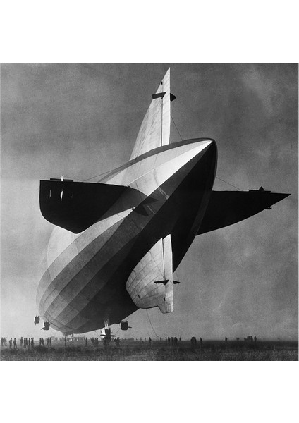 Siyah Beyaz Zeplin ve Eski Uçaklar Doğal Taş Bardak Altlığı 4'lü Set - Natural Stone Coasters modelleri