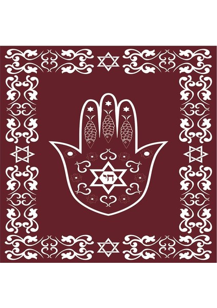 Fatıma'nın Eli Doğal Taş Bardak Altlığı 4'lü Set - Natural Stone Coasters modelleri