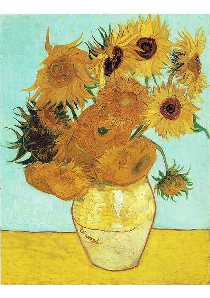 Van Gogh Eserleri Doğal Taş Bardak Altlığı 4'lü Set - Natural Stone Coasters modelleri