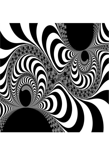 Siyah Beyaz Geometrik Desenler Doğal Taş Bardak Altlığı 4'lü Set - Natural Stone Coasters fırsatları