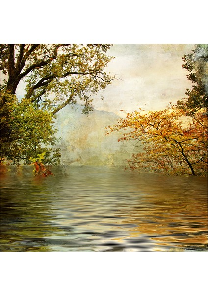 Yoga Denge ve Gün Btımı Manzaralar Doğal Taş Bardak Altlığı 4'lü Set - Natural Stone Coasters modelleri