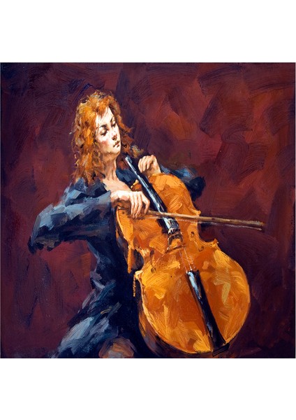 Keman ve Violonsel Çalan Kızlar Doğal Taş Bardak Altlığı 4'lü Set - Natural Stone Coasters modelleri