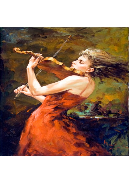 Keman ve Violonsel Çalan Kızlar Doğal Taş Bardak Altlığı 4'lü Set - Natural Stone Coasters fırsatları