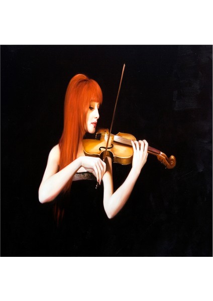 Keman ve Violonsel Çalan Kızlar Doğal Taş Bardak Altlığı 4'lü Set - Natural Stone Coasters indirimleri