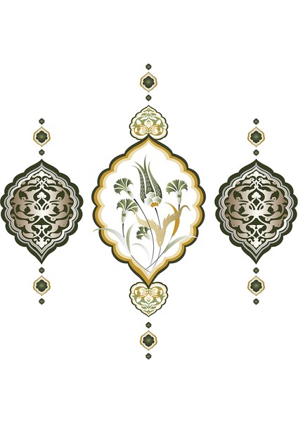 Çini Desenleri Doğal Taş Bardak Altlığı 4'lü Set - Natural Stone Coasters indirimleri