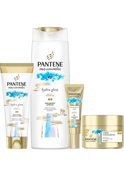 Pro-V Miracles Hydra Glow 4'lü Saç Bakım Seti