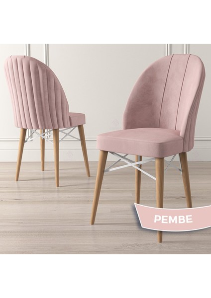 Concept Ves Serisi 80X132 Mdf Beyaz Mutfak Masa Takımı Doğal Ahşap Ayak Beyaz Kafes 6 Sandalye fırsatları