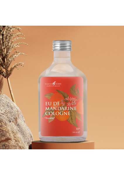 Doğal Mandalina Kolonyası 200 ml - Cam Şişe fiyatları