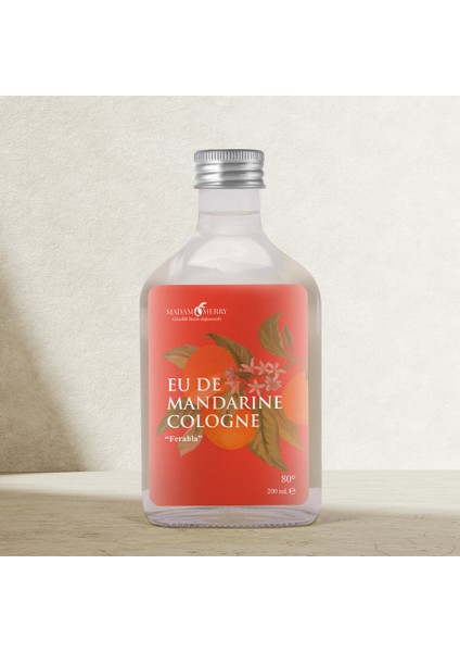 Doğal Mandalina Kolonyası 200 ml - Cam Şişe modelleri