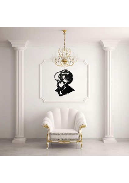 Fatih Sultan Mehmet Tasarımlı Metal Duvar Tablosu Dekoratif Ev ve Ofis Için Özel