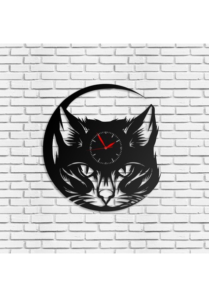 Duvar Saati Minik Kedi Tasarımlı Kedi Severler, Ev ve Ofis Için Dekoratif Metal Duvar Saati fiyatları