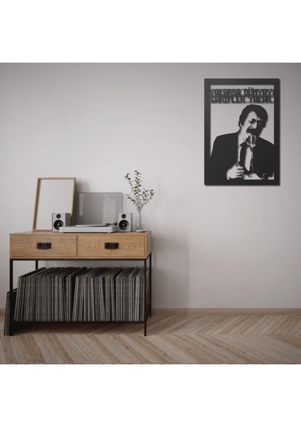 Müslüm Gürses Tasarımlı Metal Duvar Tablosu Dekoratif Ev ve Ofis Için Özel