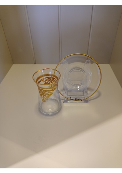 6'lı Çay Bardağı ve Altlığı + Şekerlik