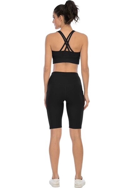 Kadın Yüksekbel Toparlayıcı Cepli Sporcu Dizüstü Tayt Yoga Pilates modelleri