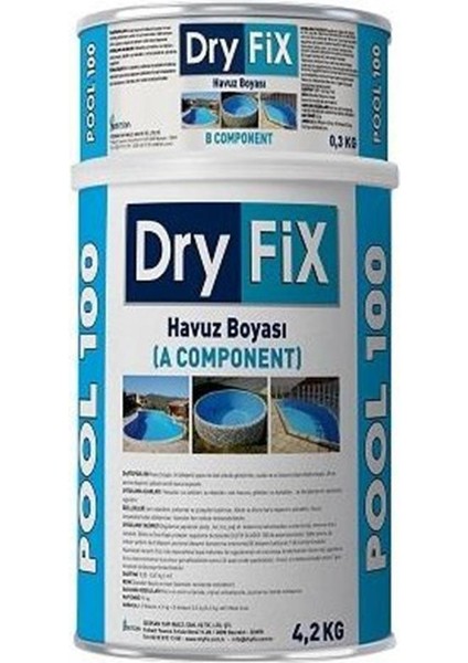 Pool Havuz Boyası 4,5 kg Mavi (A+B Komponent)