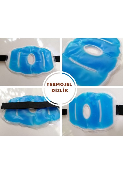Termojel Diz İçin Sıcak ve Soğuk Kompress Jel Dizlik Modeli 2'li Set 24 cm x 16 cm