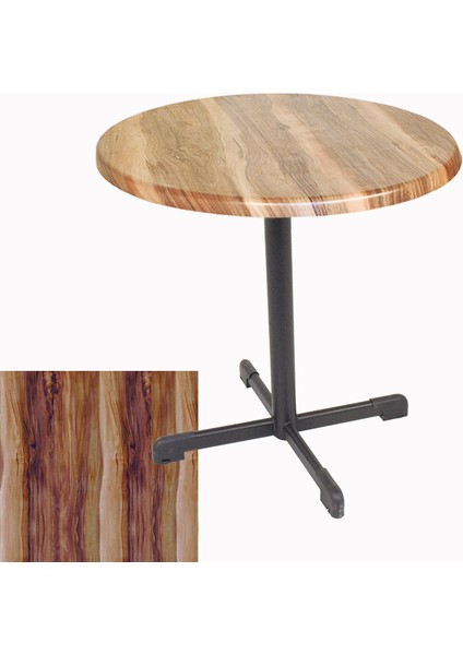 Halley Werzalit Yuvarlak Esb Mutfak Masası Q 80CM - Indiana Wood