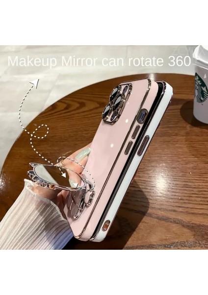 Cover Center  Xiaomi Redmi Note 12 Pro 4g Kılıf Hello Kitty Standı Sevimli Parlak Gold Kenarlı Tam Koruma 3D Karakter