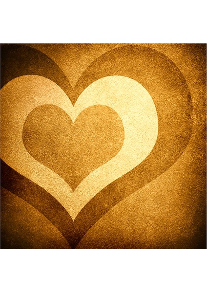 Kahverengi Desenler ve Kalp Doğal Taş Bardak Altlığı 4'lü Set - Natural Stone Coasters modelleri