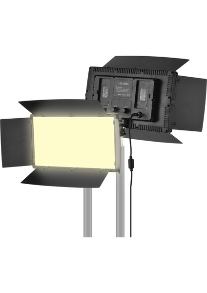 800 LED Pro LED-800 Video Işık Panelli Kamera Işığı Youtube Video Işık Iki Adet Batarya Dahil