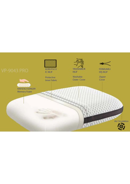 Visko Boyun Destek Yastığı