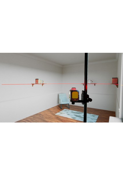RB360RLL 360 Kırmızı Çizgili Lazer Metre