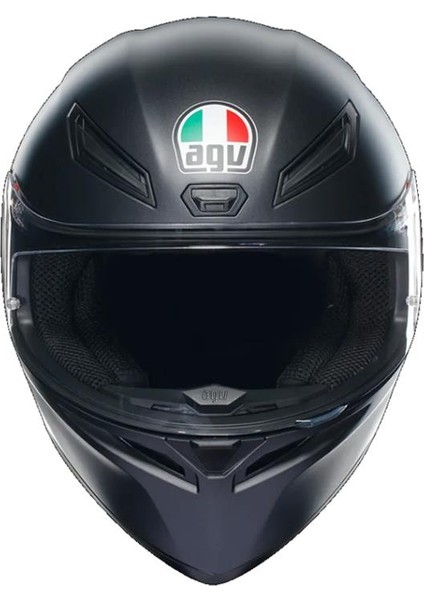 K1 S Mono Matt Black Kapalı Motosiklet Kaskı modelleri