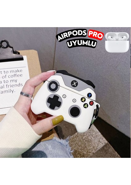 Airpods Pro Uyumlu Xbox Oyun Konsolu Figürlü Kopçalı Silikon Kulaklık Kılıfı modelleri