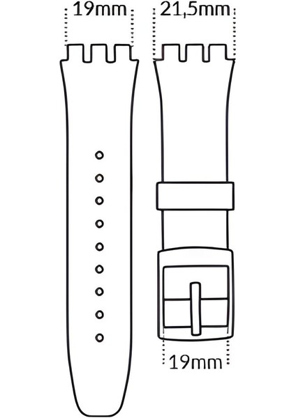 Online Kordon Swatch 19MM YCS-17MM Ygs Uyumlu Hakiki Deri Saat Kordonu Kayışı modelleri