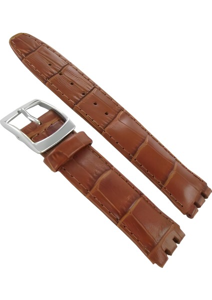 Online Kordon Swatch 19MM YCS-17MM Ygs Uyumlu Hakiki Deri Saat Kordonu Kayışı
