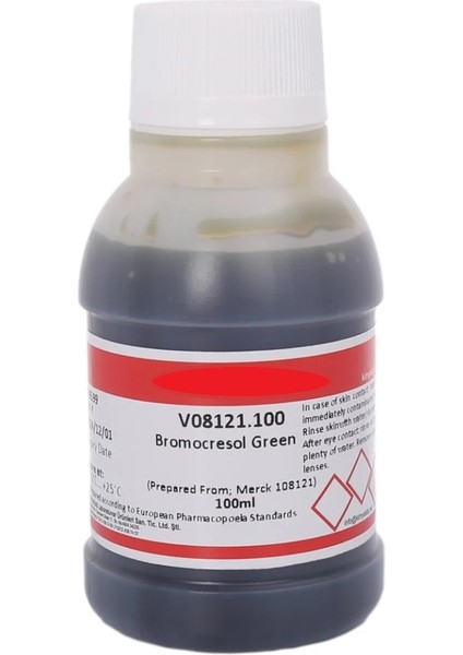 Bromkrezol Yeşili Çözeltisi 100ML