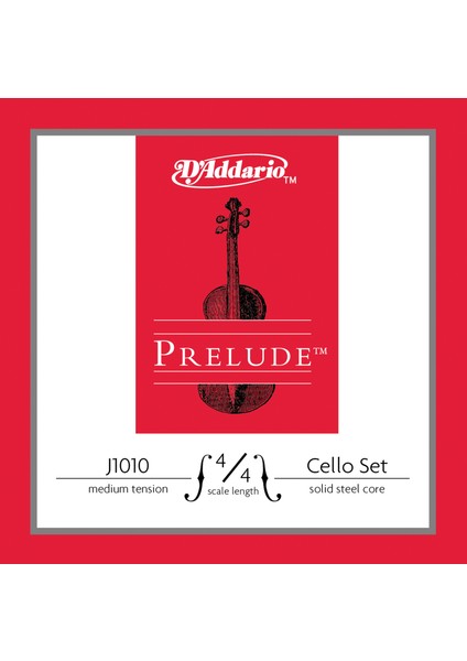 Cello Tel Seti, Prelude, 10 Setlik Paket, 4/4 Scal