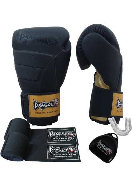Nakkaman Boks Eldiveni 3,5 Metre Boks Bandajı ve Dişlik Set Boks Seti