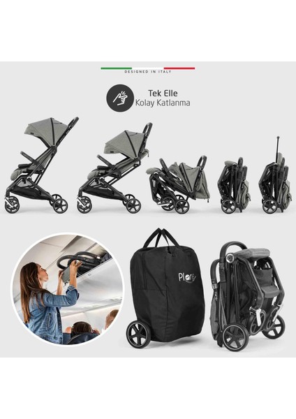 Plane 2 Kabin Tipi Bebek Arabası Rose Kahverengi fiyatları