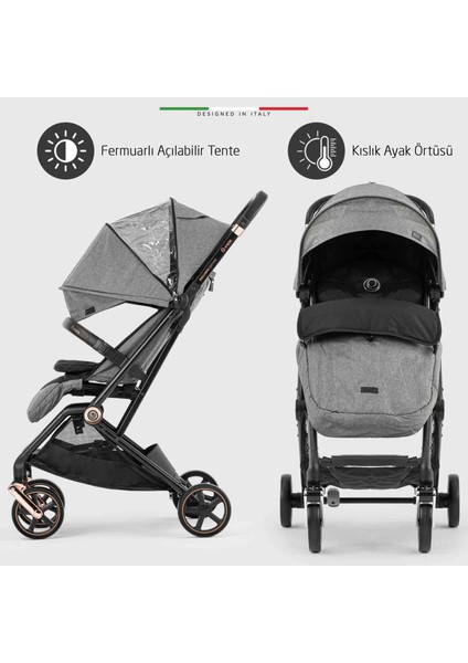 Plane 2 Kabin Tipi Bebek Arabası Rose Kahverengi modelleri