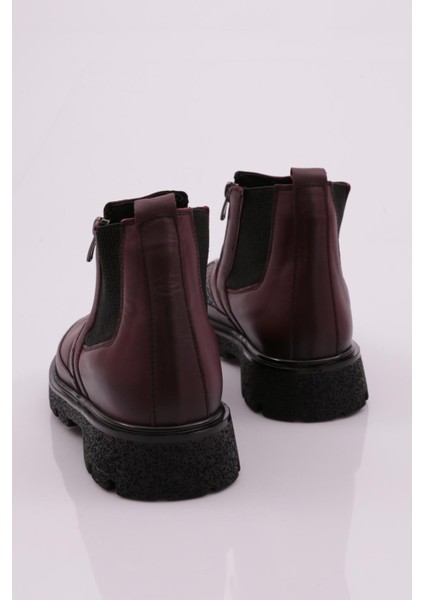 20300 Kadın Lastik Detayli Fermuarli Bot modelleri