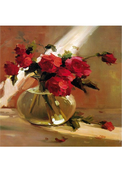 Renkli Güller Doğal Taş Bardak Altlığı 4'lü Set - Natural Stone Coasters modelleri