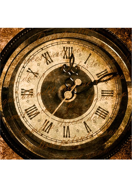 Roma Rakamlı Saatler Doğal Taş Bardak Altlığı 4'lü Set - Natural Stone Coasters fırsatları